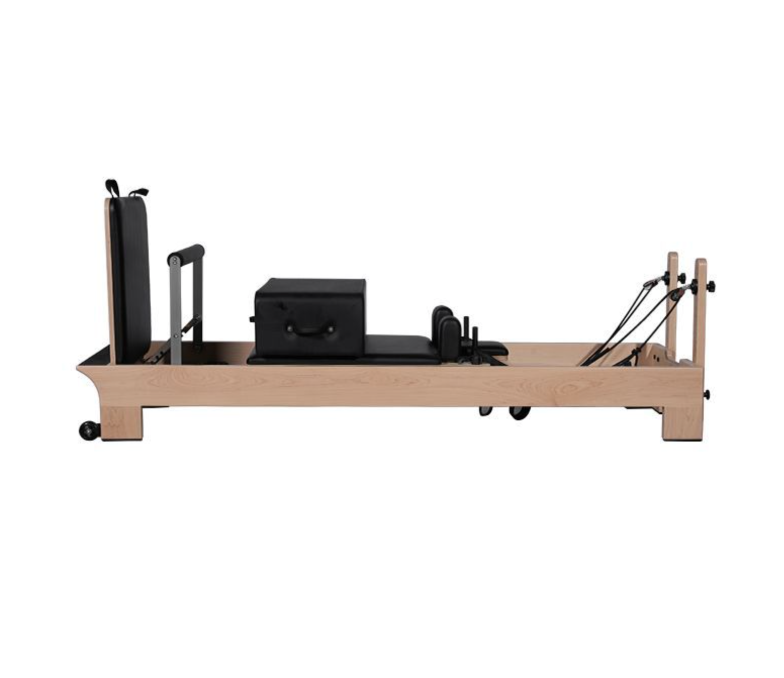 Body Training Core Bed Maple Wood Pilates Reformer Machine with Inside Footrests