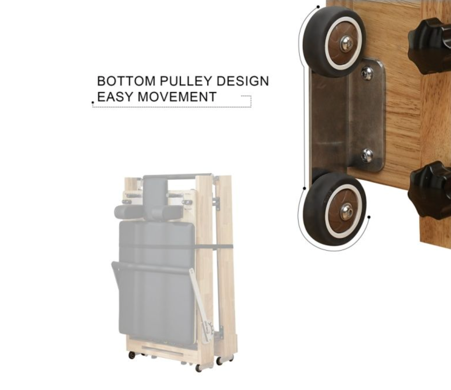 Folding Wooden Body Balance Pilates Core Bed Reformer