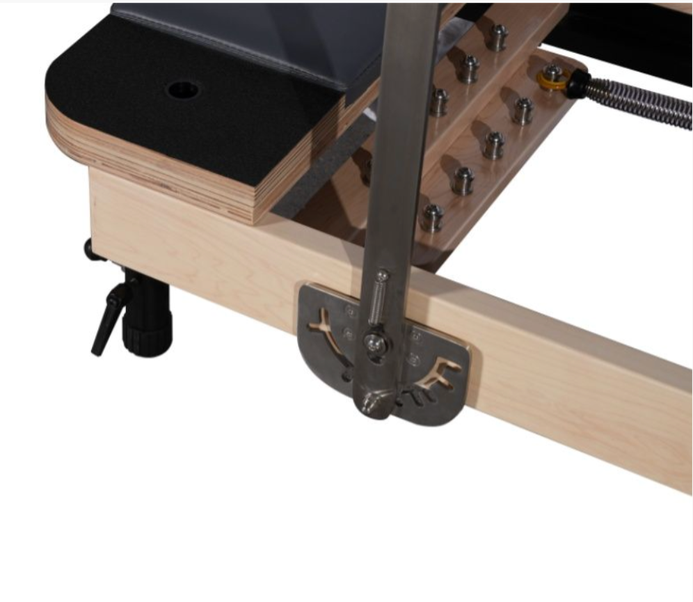 Adjustable Height Maple Reformer Wood Pilates Machine