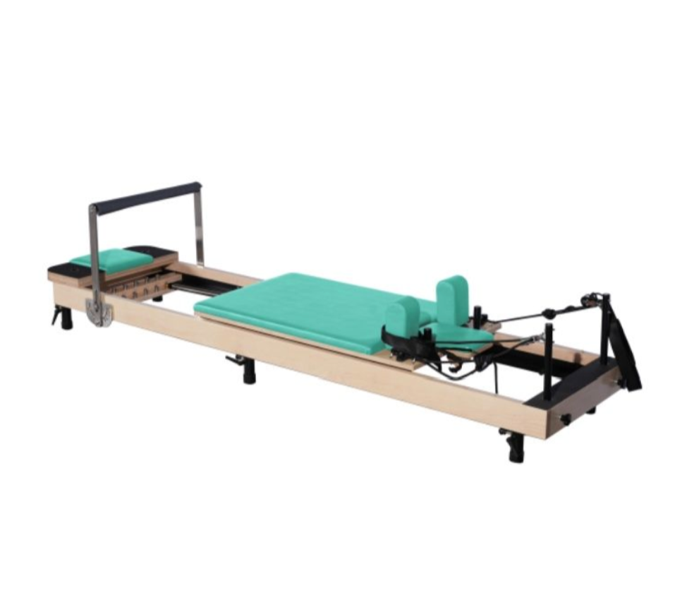 Adjustable Height Maple Reformer Wood Pilates Machine
