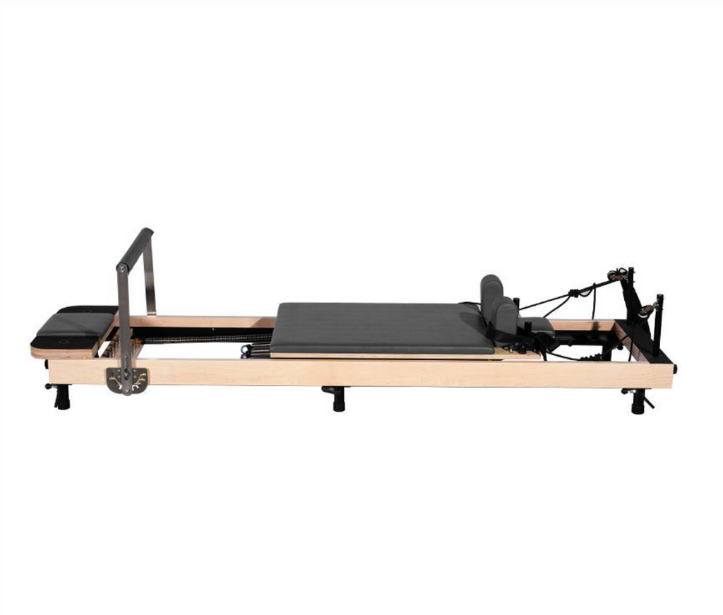 Adjustable Height Maple Reformer Wood Pilates Machine