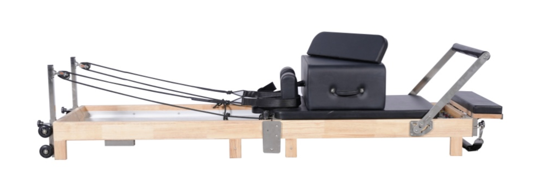 At Home Wood Collapsible Pilates Reformer